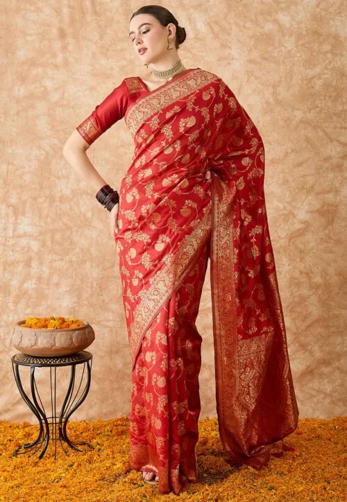 SEMI BANARS SAREE-01101213
